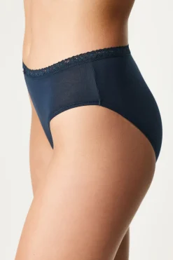 Majtki Stripe Range bambusowe z wysokim stanem