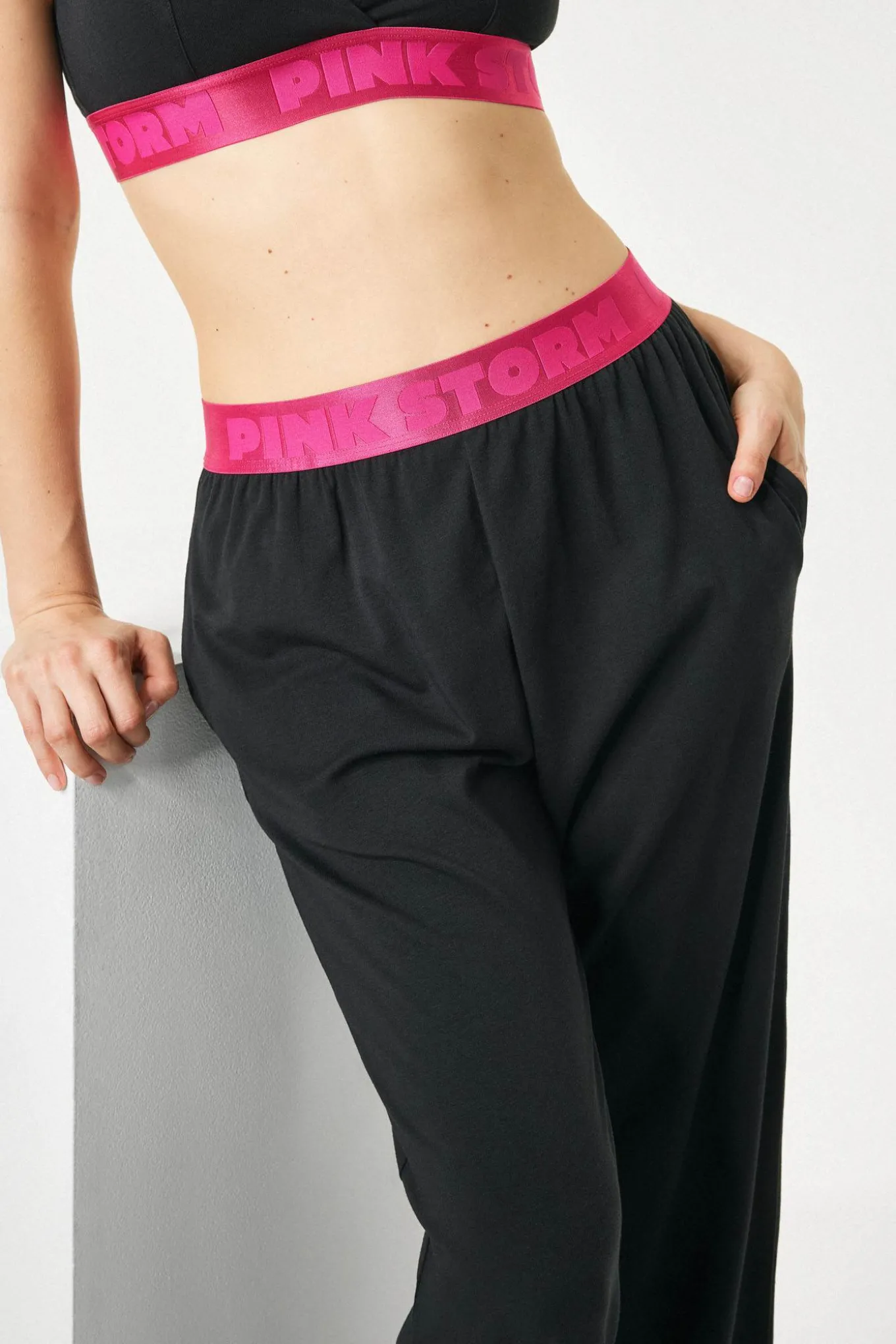 Modalowe spodnie PINK STORM Soft Studio