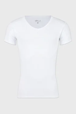 Niewidoczny T-shirt pod koszulę MEN-A z panelami przeciwpotnymi