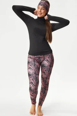 Ocieplane legginsy Winter Violeta