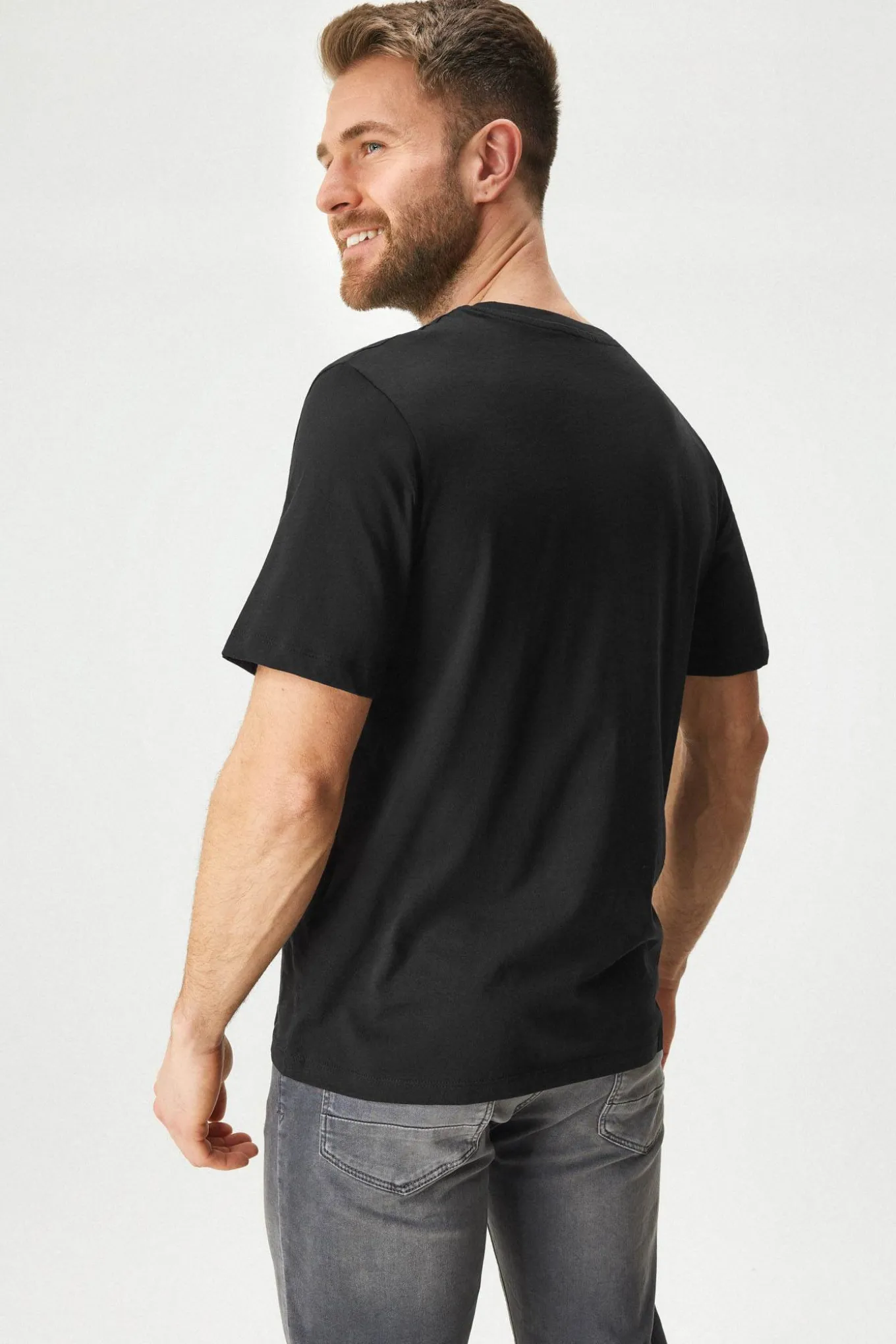 3PACK Bawełniany męski T-shirt Jack and Jones JJECORP