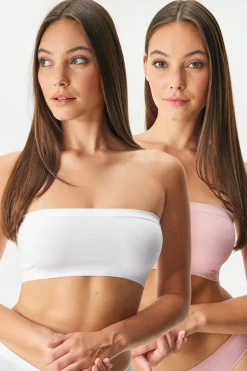 2PACK Biustonosz bezszwowy Flexi Bandeau