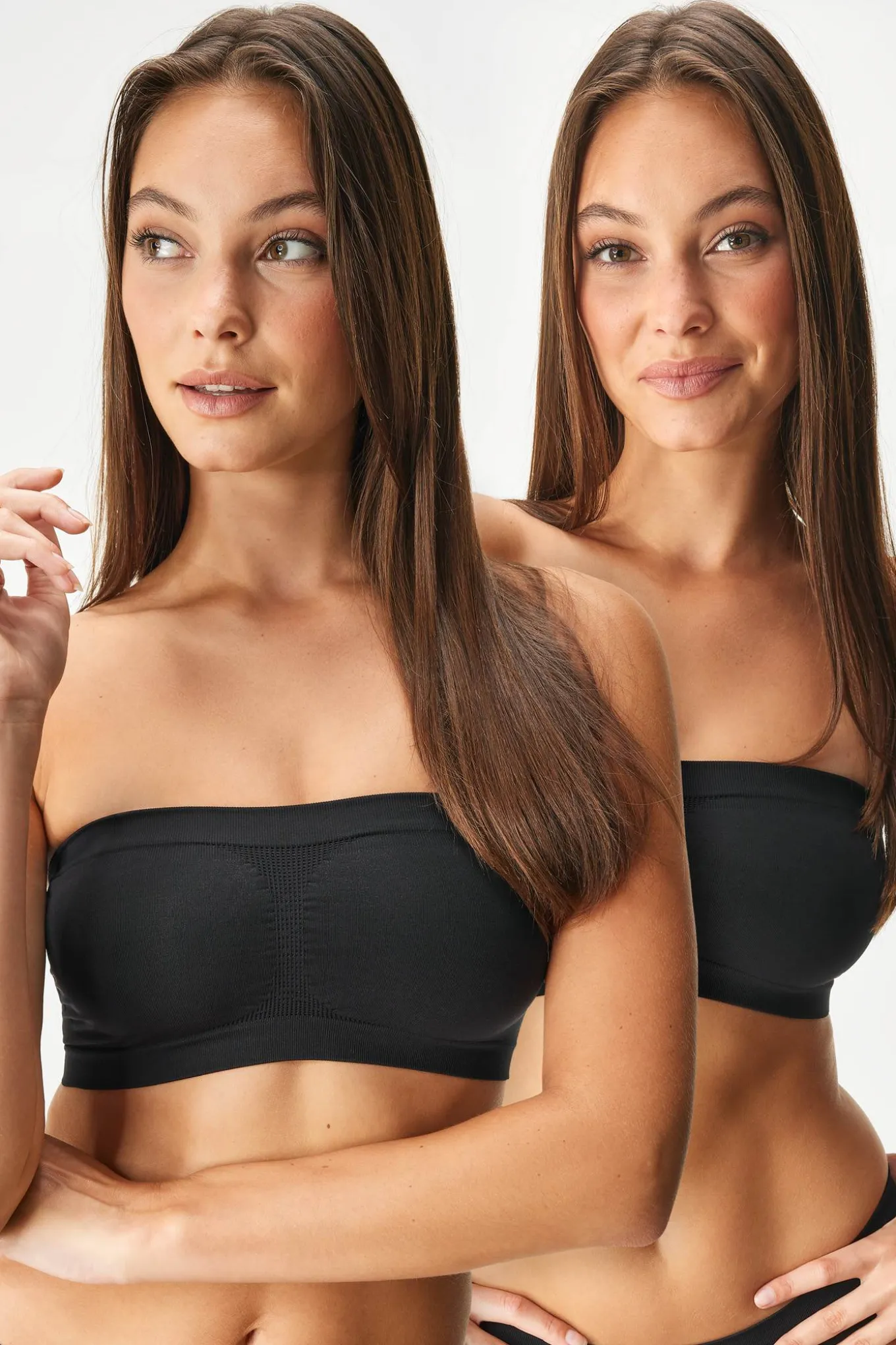 2PACK Biustonosz Flexi Bandeau II bezszwowy
