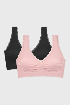 2PACK Biustonosz nieusztywniany Flexi Zoe bezszwowy