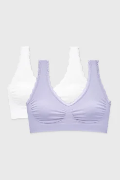 2PACK Biustonosz nieusztywniany Flexi Zoe bezszwowy