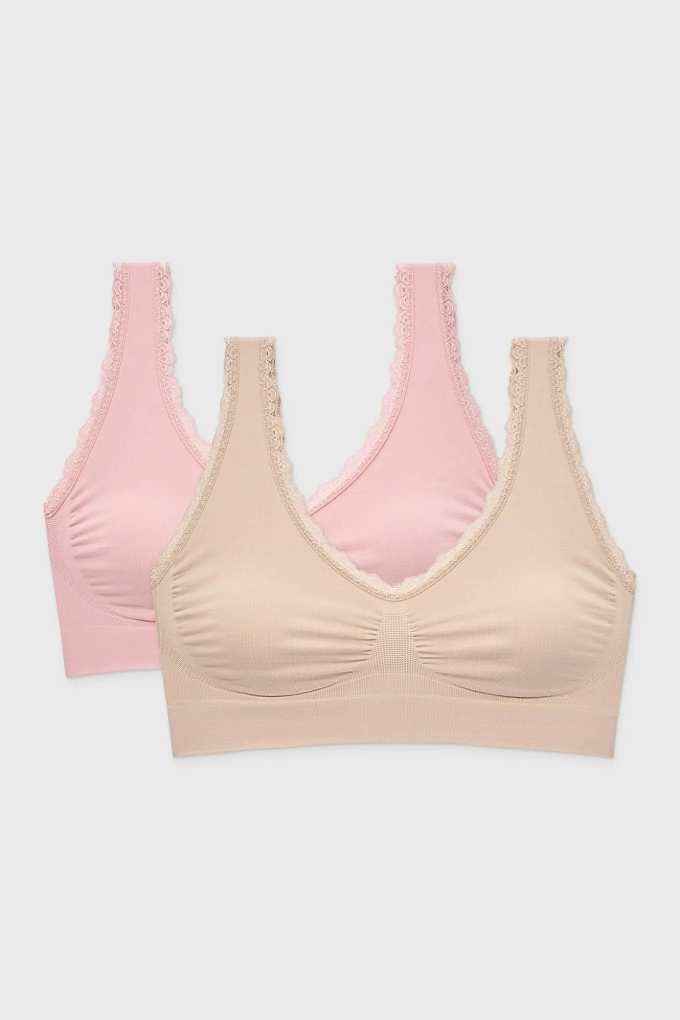 2PACK Biustonosz nieusztywniany Flexi Zoe bezszwowy
