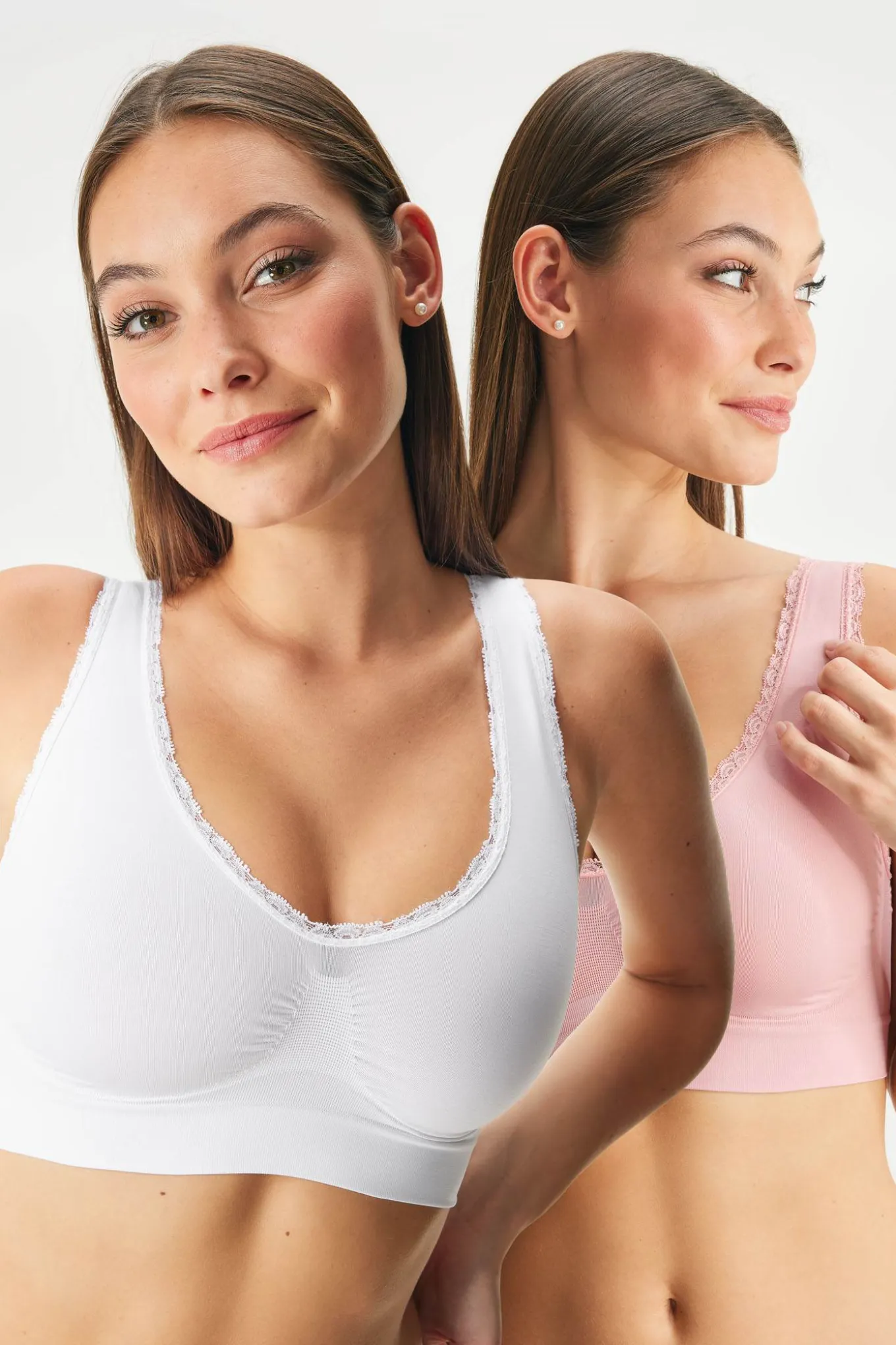 2PACK Biustonosz nieusztywniany Flexi Zoe bezszwowy