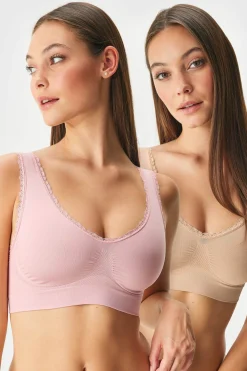 2PACK Biustonosz nieusztywniany Flexi Zoe bezszwowy