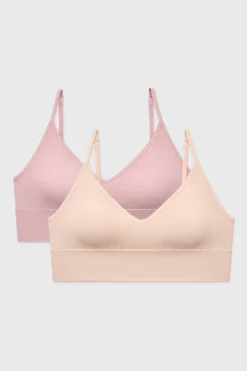 2PACK Biustonosz RIB Bralette bez fiszbin