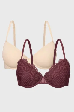 2PACK Biustonosz usztywniany Emersyn