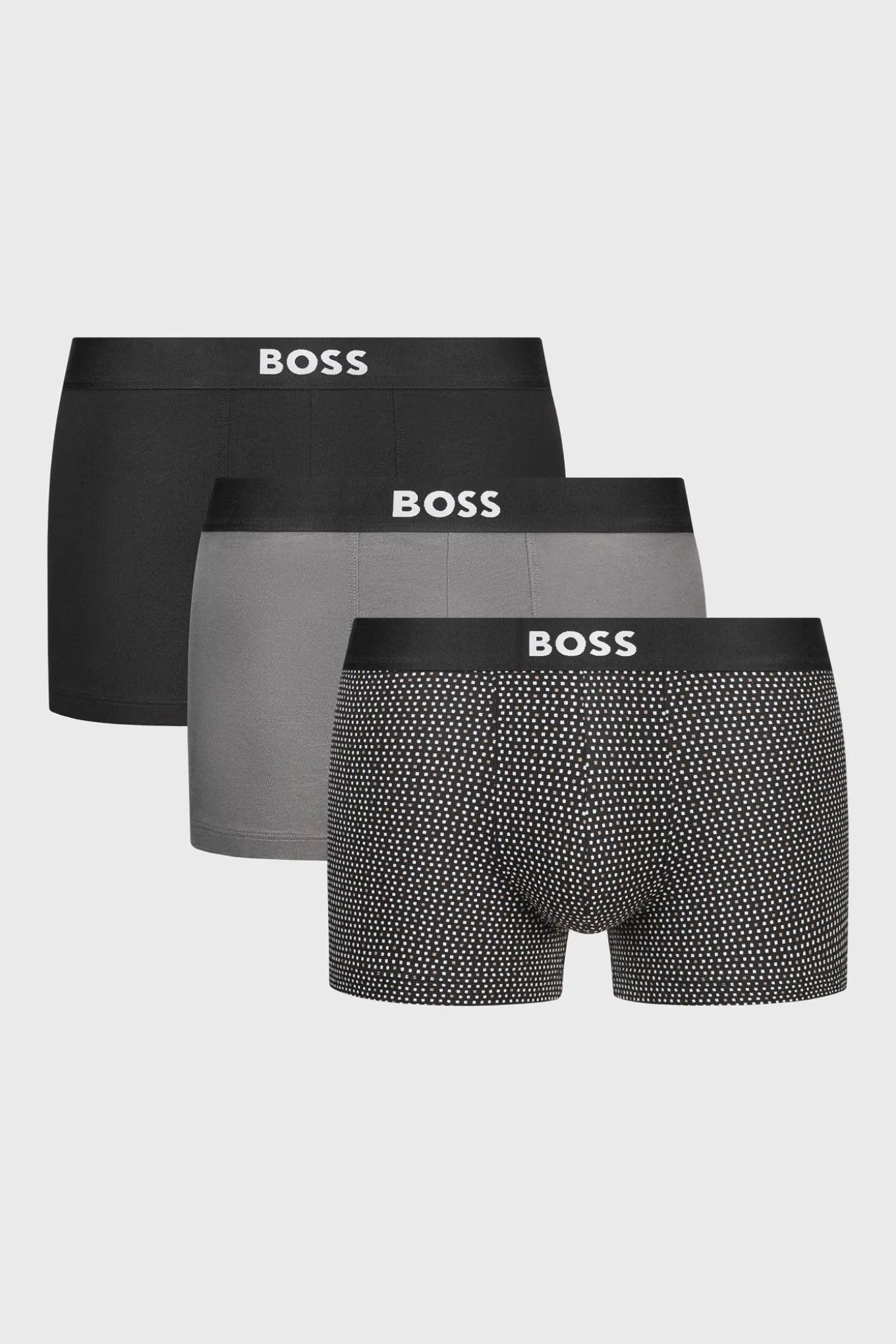 3PACK Bokserki bawełniane BOSS One D