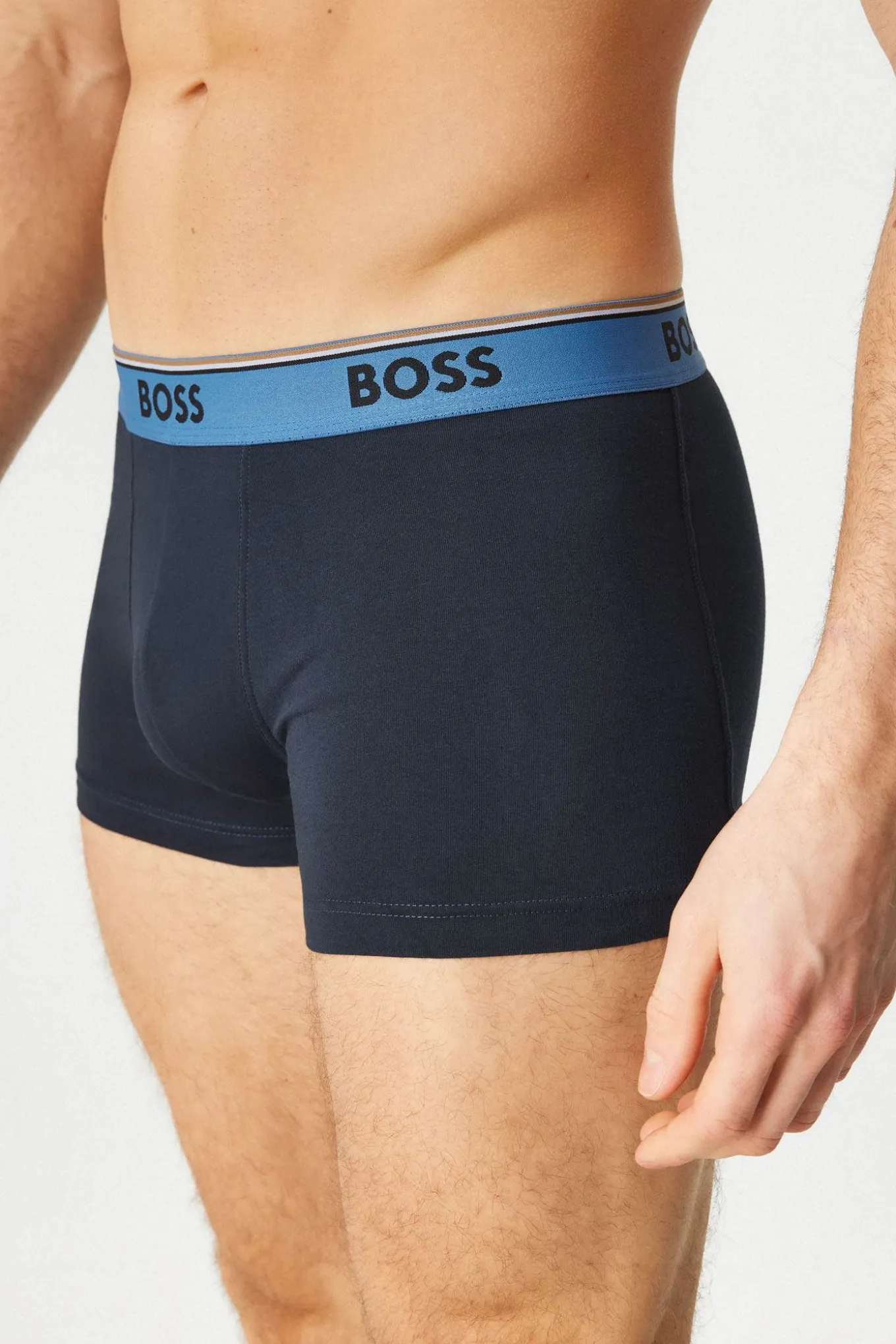 3PACK Bokserki bawełniane BOSS Powder