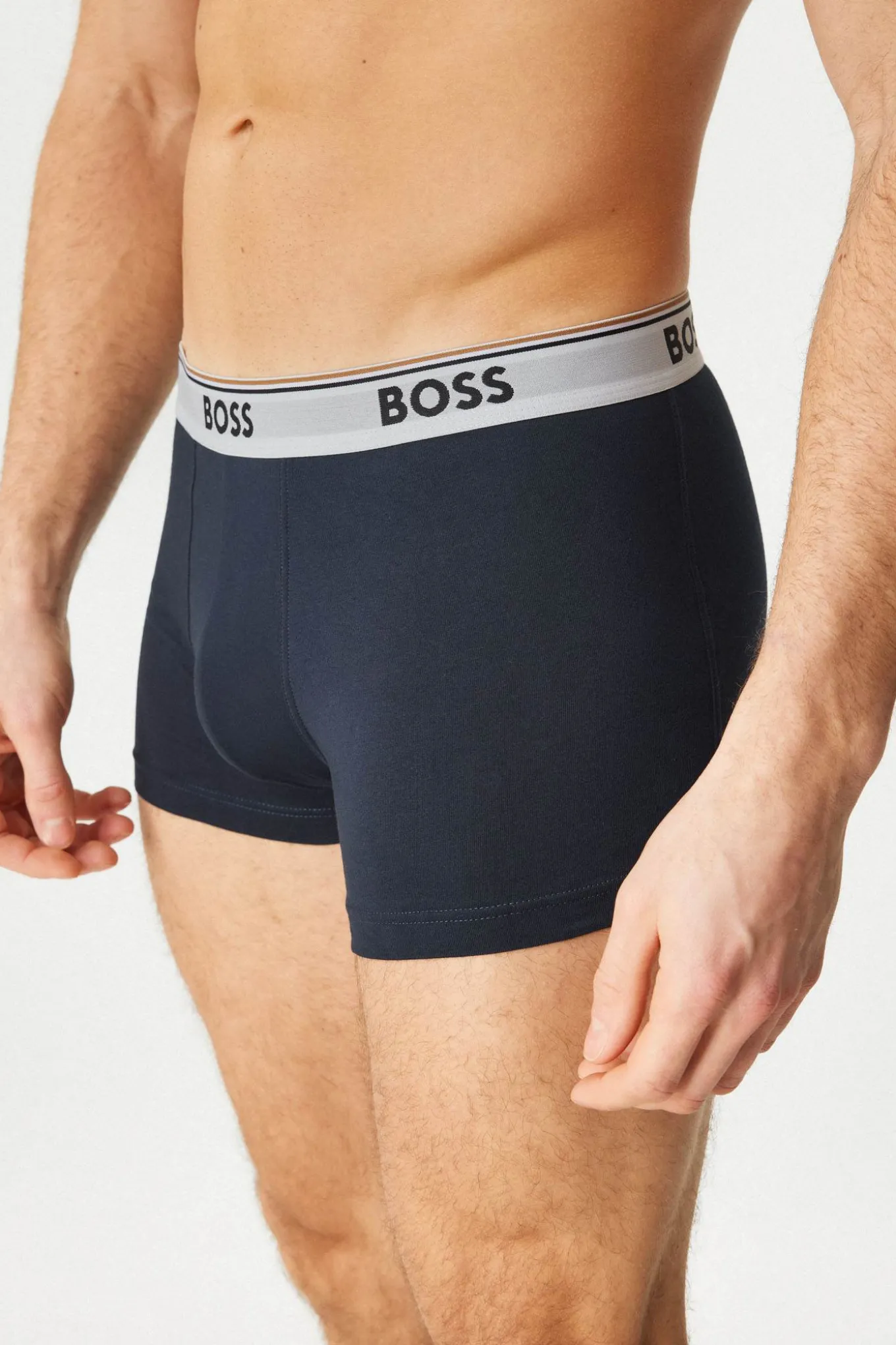 3PACK Bokserki bawełniane BOSS Powder