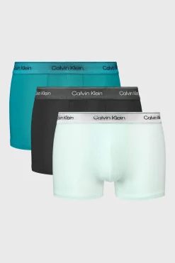 3PACK Bokserki bawełniane Calvin Klein Icon Cotton Stretch Metalic