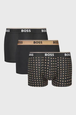 3PACK Bokserki BOSS Power Desig