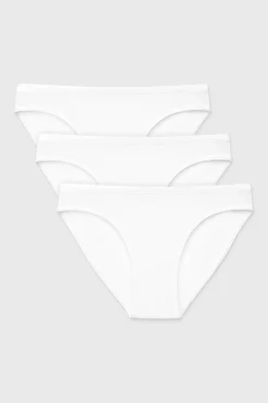 3PACK Majtki bikini Pure bawełniane