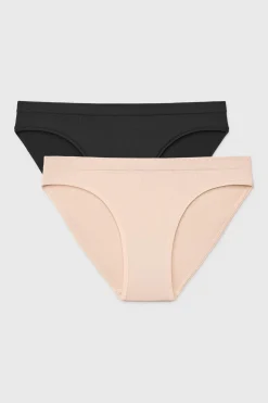 2PACK Majtki bikini RIB