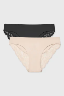2PACK Majtki bikini Simple Lace
