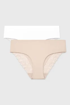2PACK Majtki hipstery Simple Lace