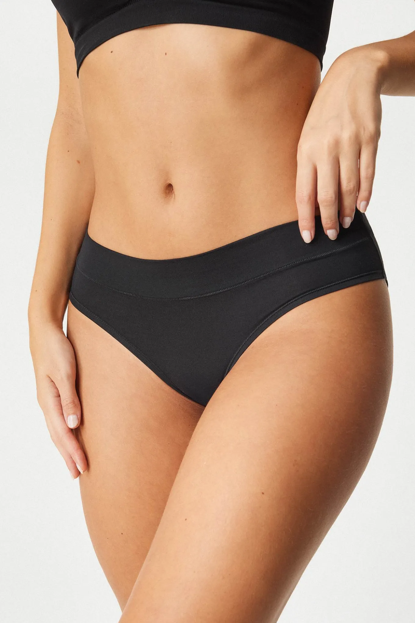 3PACK Majtki klasyczne Bamboo Soft z podwyższonym stanem