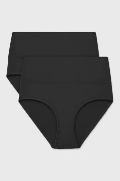 2PACK Majtki klasyczne Bamboo Soft z wysokim stanem
