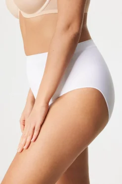 3PACK Majtki klasyczne Flexi z podwyższonym stanem bezszwowe