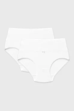 2PACK Majtki klasyczne Hannah z wysokim stanem