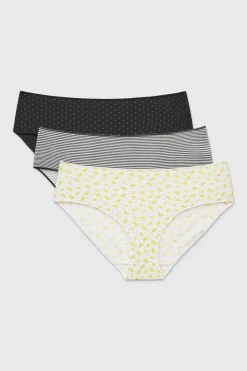 3PACK Majtki klasyczne Jenny