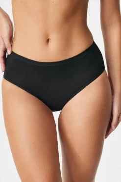 2PACK Majtki klasyczne Pure z podwyższonym stanem bawełniane