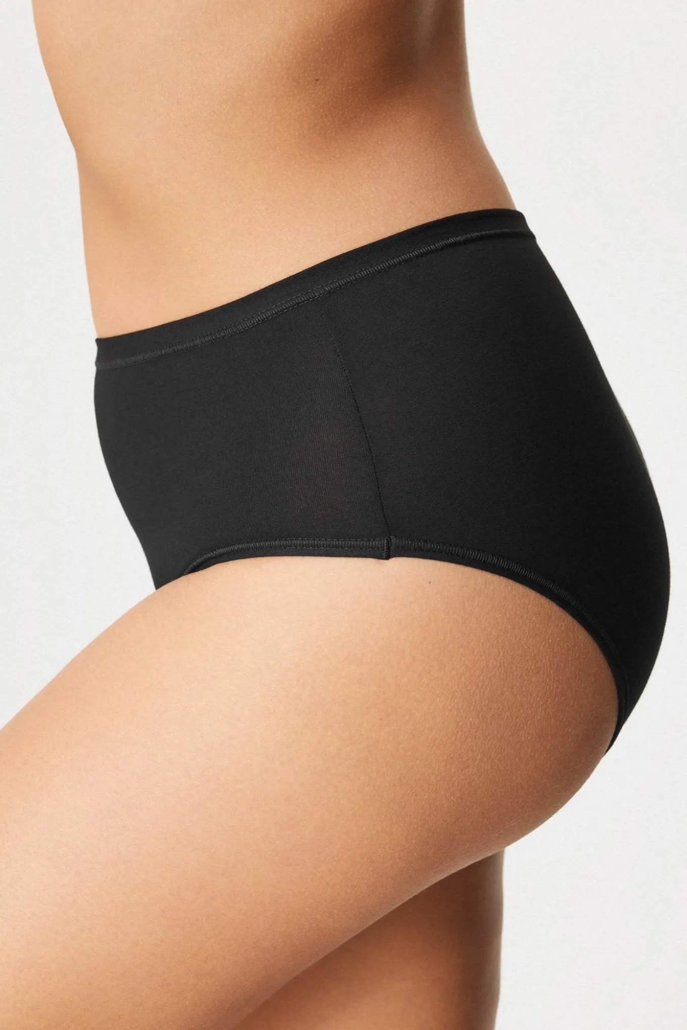 2PACK Majtki klasyczne Pure z podwyższonym stanem bawełniane