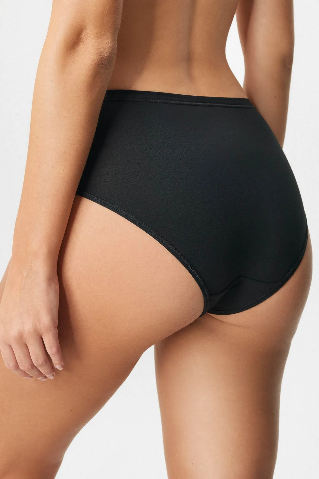 3PACK Majtki klasyczne Pure z podwyższonym stanem bawełniane