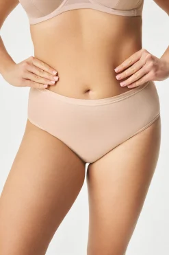 3PACK Majtki klasyczne Pure z podwyższonym stanem bawełniane