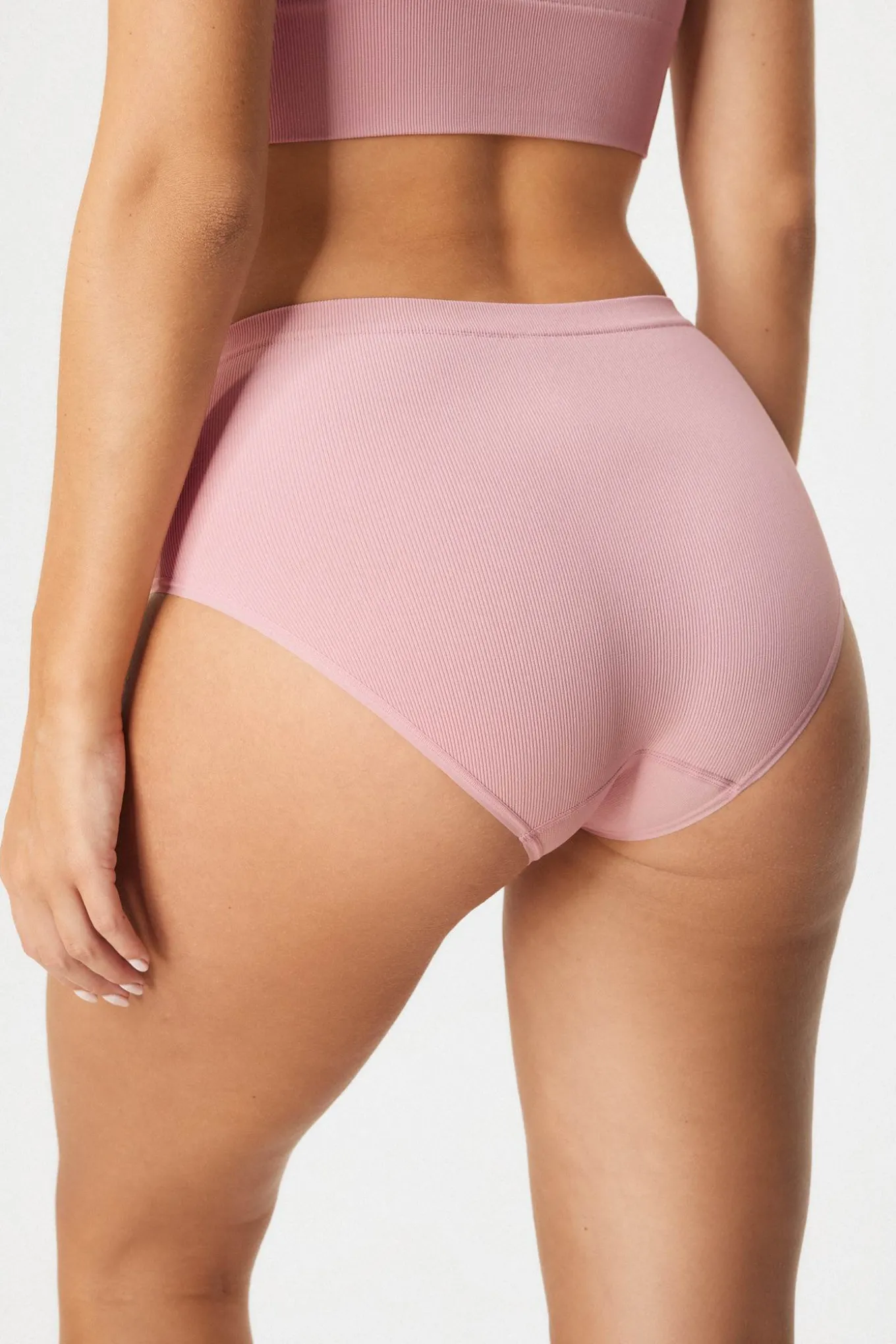 3PACK Majtki klasyczne RIB z podwyższonym stanem
