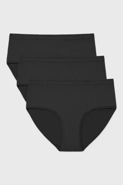 3PACK Majtki klasyczne RIB z podwyższonym stanem