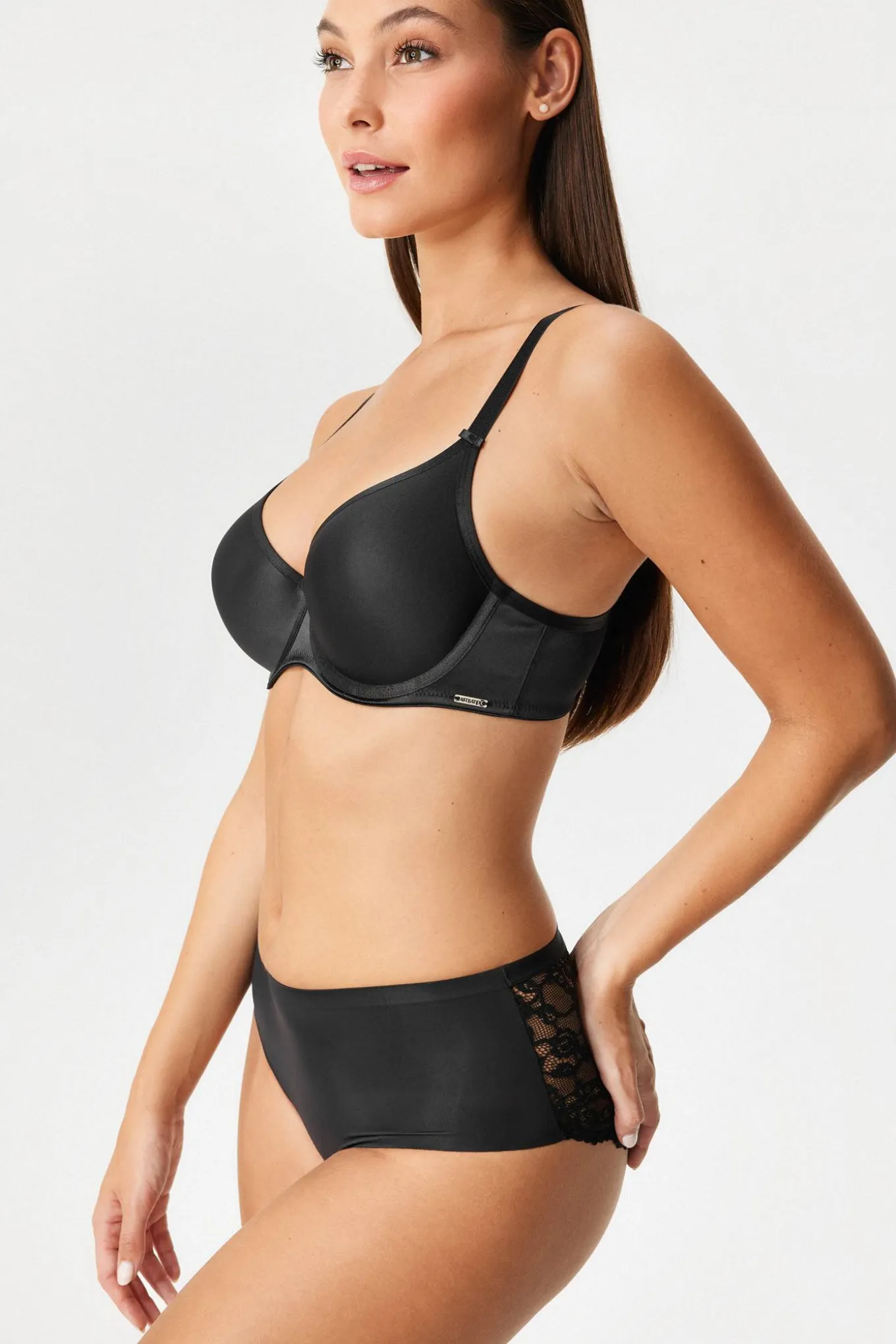 2PACK Majtki klasyczne Simple Lace z podwyższonym stanem