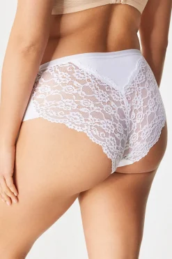 2PACK Majtki klasyczne Simple Lace z podwyższonym stanem