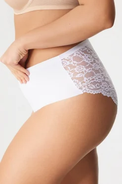 2PACK Majtki klasyczne Simple Lace z podwyższonym stanem