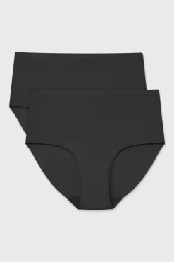 2PACK Majtki klasyczne Simple z podwyższonym stanem