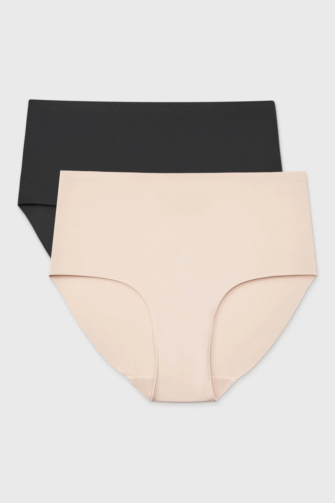 2PACK Majtki klasyczne Simple z podwyższonym stanem