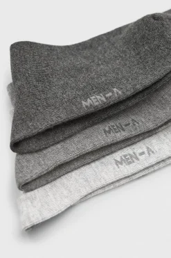 3PACK Męskie skarpetki bambusowe MEN-A Bert wysokie