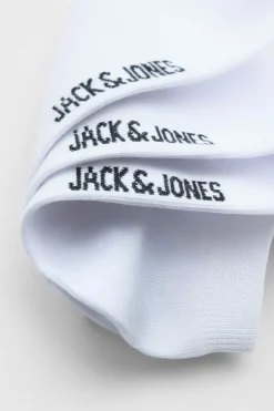 3PACK Męskie skarpetki bawełniane JACK AND JONES JACLouis do kostek
