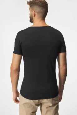 2PACK Niewidoczny T-shirt pod koszulę MEN-A z panelami przeciwpotnymi