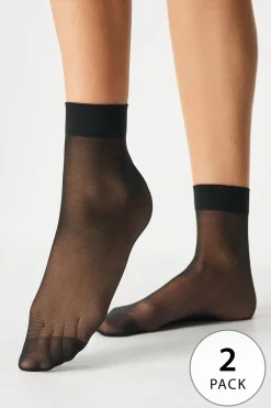 2PACK Nylonowe skarpetki Easy krótkie 20 DEN
