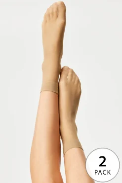 2PACK Nylonowe skarpetki Easy krótkie 15 DEN