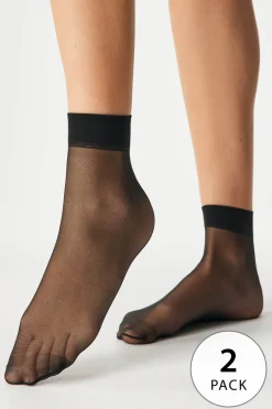 2PACK Nylonowe skarpetki Easy krótkie 15 DEN