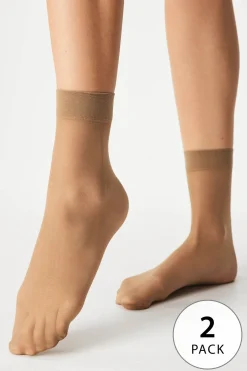 2PACK Nylonowe skarpetki Easy krótkie 40 DEN