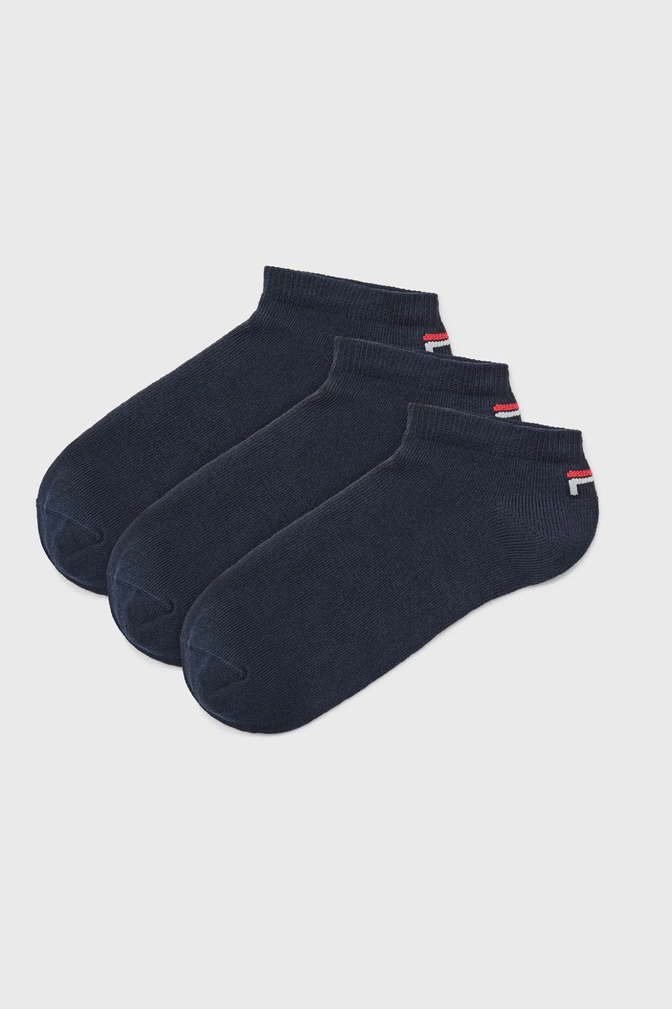 3PACK Skarpetki bawełniane FILA Invisible do kostek