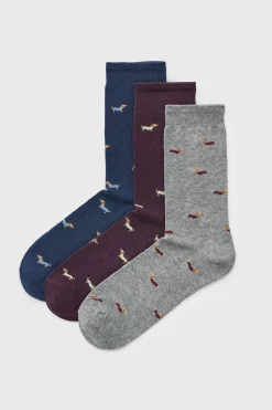 3PACK Skarpetki Finnegann wysokie