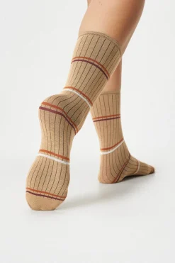 2PACK Skarpetki OROBLÚ Twins Plain and Stripes wysokie