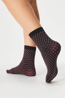 2PACK Skarpetki OROBLÚ Twins The Pattern krótkie 50 DEN